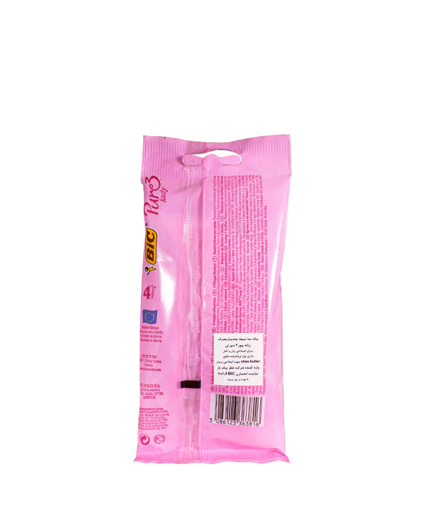 خودتراش زنانه بیک Bic مدل Pure Lady بسته 4 عددی