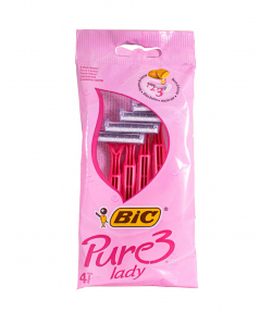 خودتراش زنانه بیک Bic مدل Pure Lady بسته 4 عددی