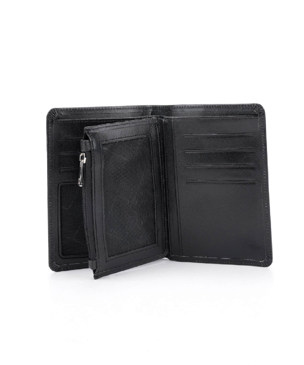 کیف پول چرم طبیعی بیسراک Bisrak Leather مدل عدنان