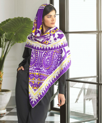روسری طرح دار زنانه مدلینا Modelina کد 1338