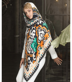 روسری طرح دار زنانه مدلینا Modelina کد 1338