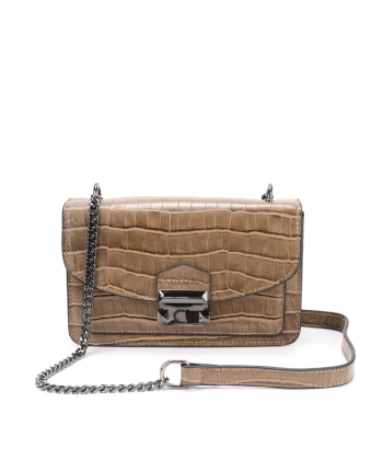 کیف دوشی چرم طبیعی زنانه شیفر Shifer کد 9596B