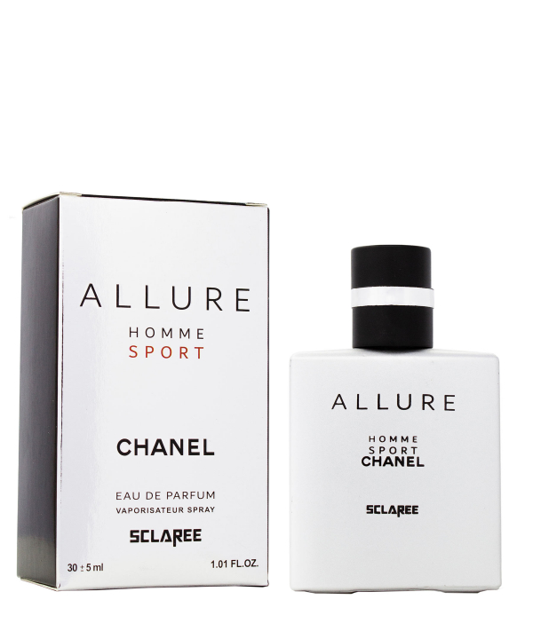 عطر جیبی مردانه اسکلاره Sclaree مدل Chanel Allure Homme Sport حجم 30 میلی‌لیتر