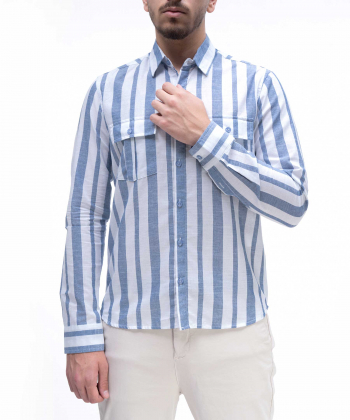 پیراهن راه راه مردانه جوتی جینز JootiJeans کد 21531118