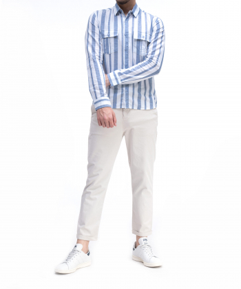 پیراهن راه راه مردانه جوتی جینز JootiJeans کد 21531118