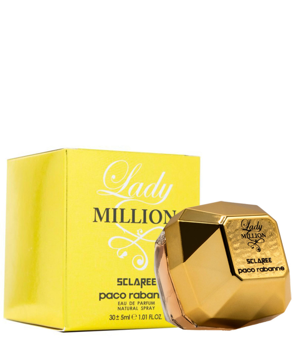 عطر جیبی زنانه اسکلاره Sclaree مدل Lady Million حجم 30 میلی‌لیتر