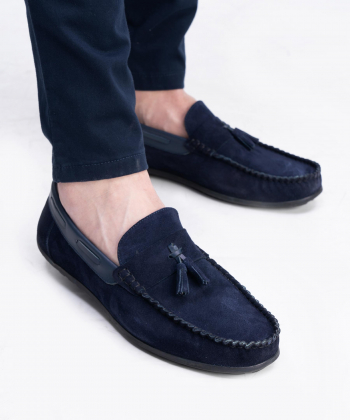 کفش لوفر چرم طبیعی مردانه کانژوک Kanzhouk کد 001M356