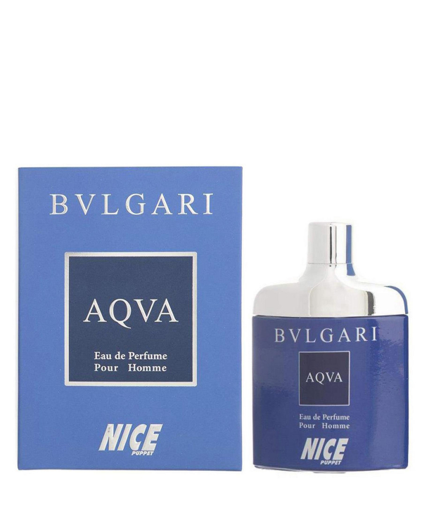 عطر مردانه نایس پاپت Nice Puppet مدل Bvlgari Aqva Pour Homme حجم 85 میلی‌لیتر
