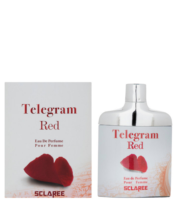 عطر زنانه اسکلاره Sclaree مدل Telegram Red حجم 82 میلی‌لیتر