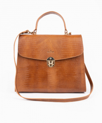 کیف دوشی چرم طبیعی زنانه شیفر مدل 9714B