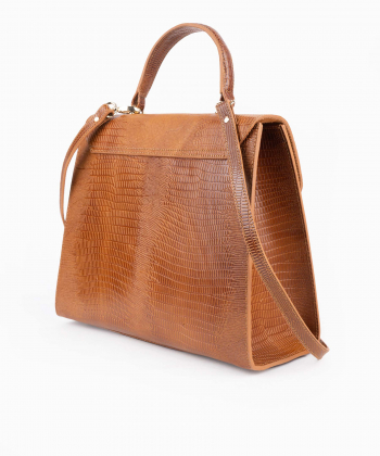 کیف دوشی چرم طبیعی زنانه شیفر مدل 9714B