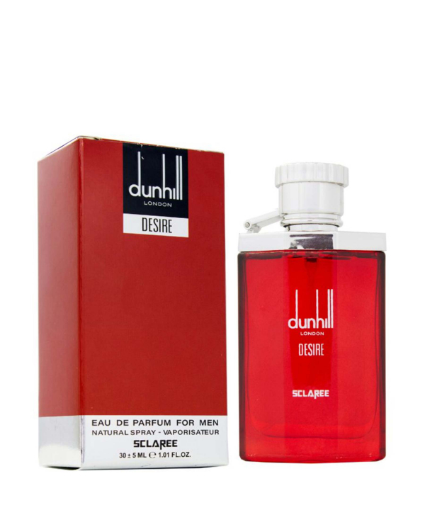 عطر جیبی مردانه اسکلاره Sclaree مدل Dunhill Desire Red حجم 30 میلی‌لیتر