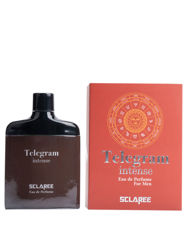 عطر مردانه اسکلاره Sclaree مدل Telegram Intense حجم 82 میلی‌لیتر