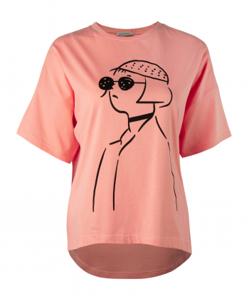 تیشرت طرح دار زنانه ادورا Adora کد 56034506