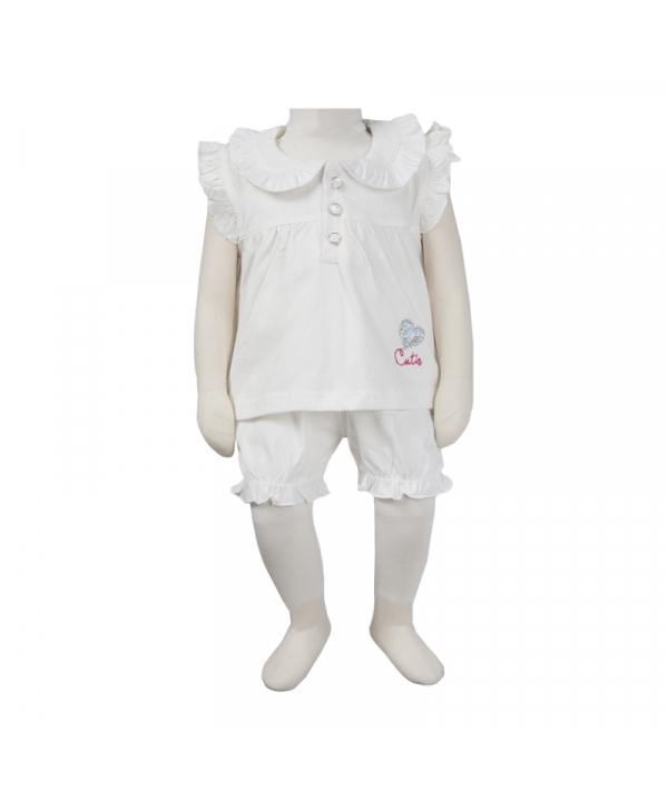 ست تاپ و شلوارک دخترانه آدمک Adamak کد 1697004