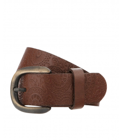 کمربند طرح دار چرم طبیعی زنانه کالینز Colins کد CL1032153