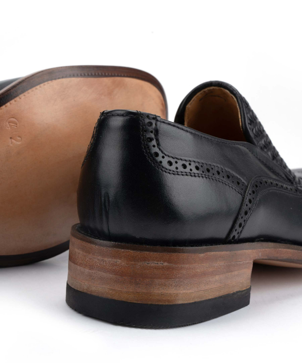 کفش مردانه چرم طبیعی شهر چرم Leather City کد z214