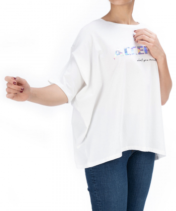تیشرت یقه گرد زنانه جوتی جینز JootiJeans کد 01773138
