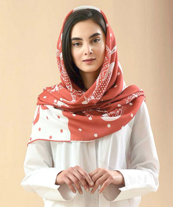 روسری طرح دار زنانه آدور Ador کد 13010982