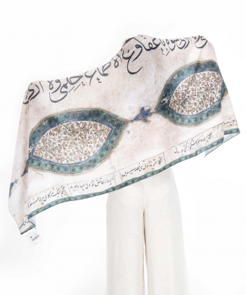 شال طرح دار زنانه ادور Ador مدل سیاه قلم