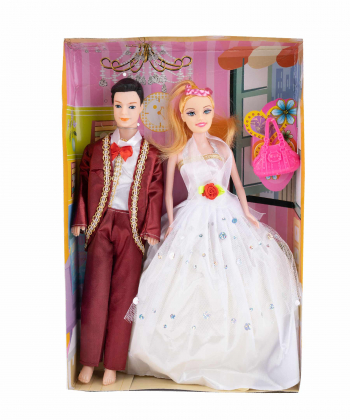 عروسک باربی عروس و داماد کی تویز Kitoys کد 36368