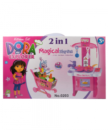 سرویس2 کاره گازوفرDORA اسباب بازی کی تویز Kitoys کد 203