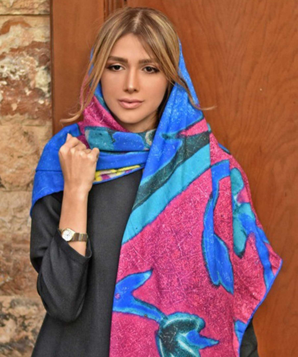 روسری طرح دار زنانه آدور Ador کد 13011119608