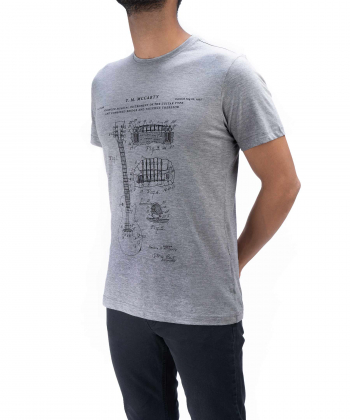 تیشرت طرح دار مردانه ادورا Adora کد 28015555