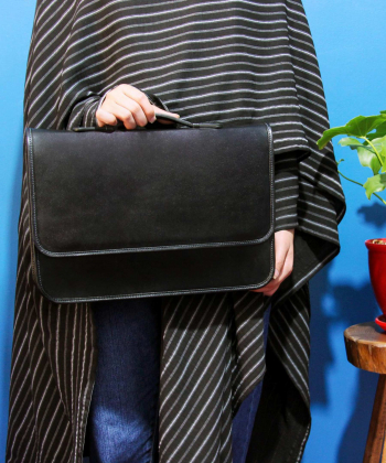 کیف فولدر اداری چرم طبیعی بیسراک Bisrak مدل سام