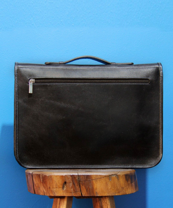 کیف فولدر اداری چرم طبیعی بیسراک Bisrak Leather مدل سام