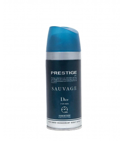 اسپری دئودورانت مردانه پرستیژ Prestige مدل Sauvage حجم 150 میلی لیتر