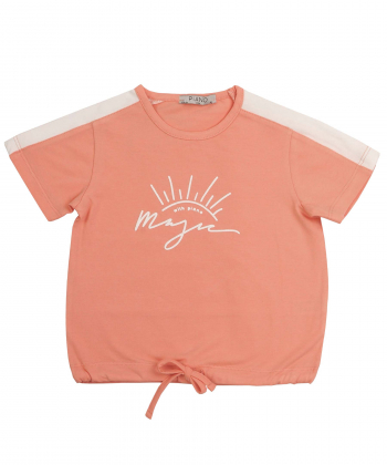 تیشرت آستین کوتاه دخترانه پیانو Piano کد 1835