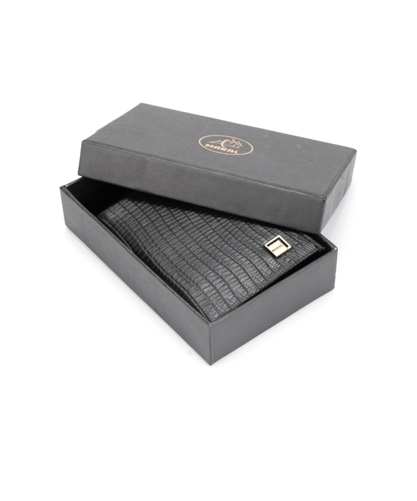 کیف پول جیبی چرم طبیعی مردانه مارال چرم Maral Leather مدل آراس