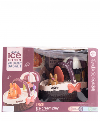 سبد موزیکال خرگوش بستنی فروش کی تویز Kitoys مدل MOSH009