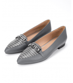 کفش زنانه چرم طبیعی چرم کروکو Croco Leather مدل 21005578