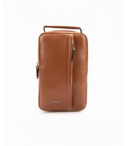کیف دوشی چرم طبیعی مارال چرم Maral Leather مدل هیرمان