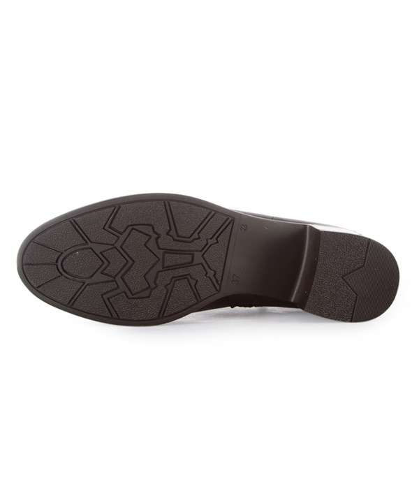 نیم بوت چرم زنانه قهوه ای چرم مشهدMashhad leather مدل J2265
