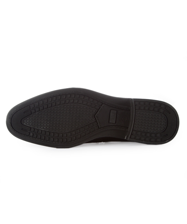 نیم بوت چرم مردانه مشکی چرم مشهدMashhad leather مدل J5971