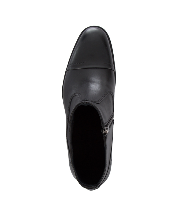 نیم بوت چرم مردانه مشکی چرم مشهدMashhad leather مدل J5971