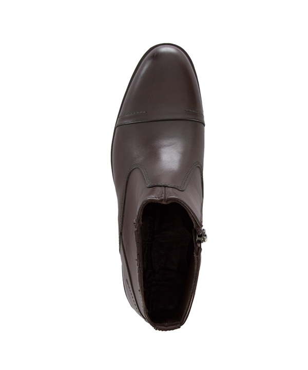 نیم بوت چرم مردانه قهوه ای چرم مشهدMashhad leather مدل J5971