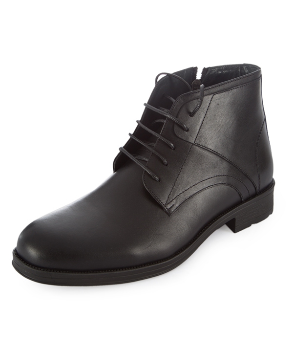 نیم بوت چرم مردانه مشکی چرم مشهدMashhad leather مدل J5973