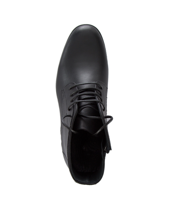 نیم بوت چرم مردانه مشکی چرم مشهدMashhad leather مدل J5973