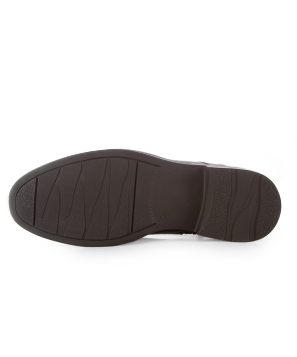نیم بوت چرم مردانه قهوه ای چرم مشهدMashhad leather مدل J5973