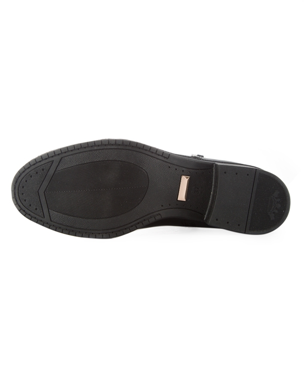 نیم بوت چرم زنانه مشکی چرم مشهدMashhad leather مدل J2272