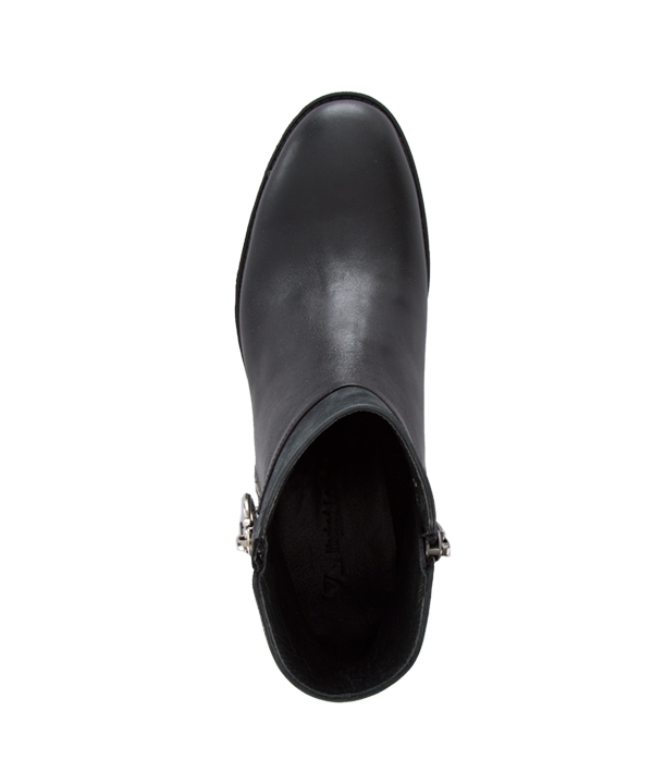نیم بوت چرم زنانه مشکی چرم مشهدMashhad leather مدل J2272