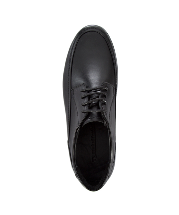 کفش راحتی چرم مردانه مشکی چرم مشهدMashhad leather مدل J5975