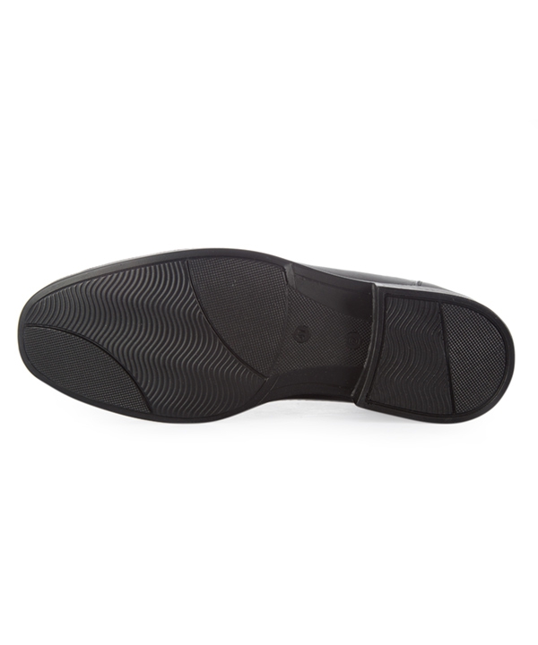 کفش راحتی چرم مردانه مشکی چرم مشهدMashhad leather مدل J5977