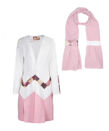 ست مانتو و شال تولیکا Tulika کد 72177