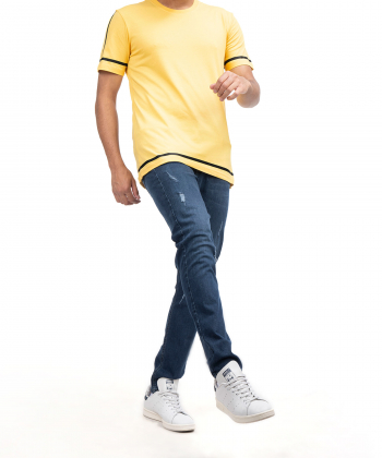 تیشرت آستین کوتاه مردانه جامه پوش آرا مدل 4011010436