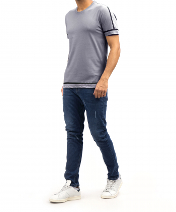 تیشرت آستین کوتاه مردانه جامه پوش آرا مدل 4011010436